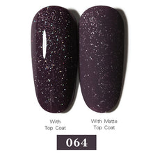 Load image into Gallery viewer, LEMOOC Nail Gel Polish Varnishes Glitter Sequins Soak Off