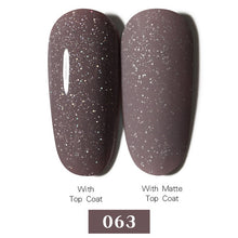 Load image into Gallery viewer, LEMOOC Nail Gel Polish Varnishes Glitter Sequins Soak Off