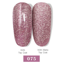 Load image into Gallery viewer, LEMOOC Nail Gel Polish Varnishes Glitter Sequins Soak Off