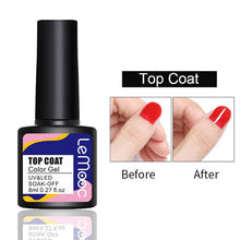 Load image into Gallery viewer, LEMOOC Nail Gel Polish Varnishes Glitter Sequins Soak Off