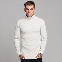Load image into Gallery viewer, New Fashion Winter Hooded Sweater Men Warm Turtleneck Mens Sweaters Slim Fit Pullover Men Classic Sweter Men Knitwear Pull Homme