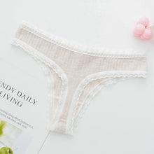 Load image into Gallery viewer, Sexy Lingerie Women's Cotton G-String Thong Panties String Underwear Women Briefs Pants Intimate Ladies Low-Rise 1 piece
