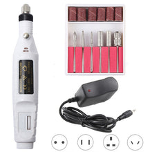 Load image into Gallery viewer, 1 Set Professional Electric Nail Drill Machine Manicure Machine Pedicure Drill Set Ceramic Nail File Nail Drill Equipment Tools