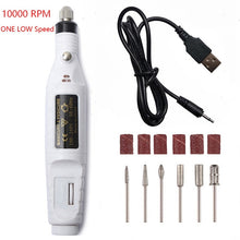 Load image into Gallery viewer, 1 Set Professional Electric Nail Drill Machine Manicure Machine Pedicure Drill Set Ceramic Nail File Nail Drill Equipment Tools