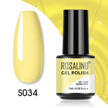 Load image into Gallery viewer, ROSALIND Nail Polish Red Nude Series Polish All For Manicure Nails Art Semi Permanent Gel UV LED Soff Off Hybrid Varnishes
