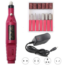 Load image into Gallery viewer, Professional Electric Nail Drill Machine Pedicure Manicure Drill Set Milling Cutters Set Nail File 20000RPM Polishing Equipment
