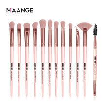 Load image into Gallery viewer, MAANGE Pro 3/5/12 Pcs Makeup Brushes Set Eyeshadow Eyeliner Eyelash Eyebrow Brush Beauty Make up Blending Tools Maquiagem
