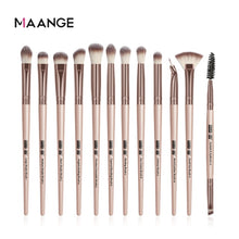 Load image into Gallery viewer, MAANGE Pro 3/5/12 Pcs Makeup Brushes Set Eyeshadow Eyeliner Eyelash Eyebrow Brush Beauty Make up Blending Tools Maquiagem