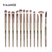 Load image into Gallery viewer, MAANGE Pro 3/5/12 Pcs Makeup Brushes Set Eyeshadow Eyeliner Eyelash Eyebrow Brush Beauty Make up Blending Tools Maquiagem