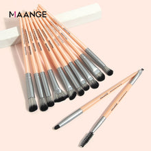 Load image into Gallery viewer, MAANGE Pro 3/5/12 Pcs Makeup Brushes Set Eyeshadow Eyeliner Eyelash Eyebrow Brush Beauty Make up Blending Tools Maquiagem