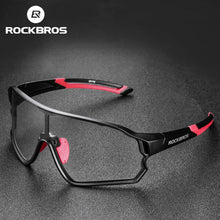 Load image into Gallery viewer, ROCKBROS Photochromic Bike Glasses Bicycle UV400 Sports Sunglasses for Men Women Anti Glare Lightweight Hiking Cycling Glasses