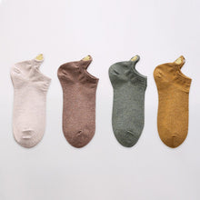 Load image into Gallery viewer, Fashion Socks Woman 2021 New Spring 4 Pairs Ankle Girls Cotton Color Novelty Women Fashion Cute Heart Casual Funny Sock Autumn