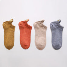 Load image into Gallery viewer, Fashion Socks Woman 2021 New Spring 4 Pairs Ankle Girls Cotton Color Novelty Women Fashion Cute Heart Casual Funny Sock Autumn
