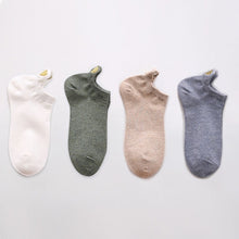 Load image into Gallery viewer, Fashion Socks Woman 2021 New Spring 4 Pairs Ankle Girls Cotton Color Novelty Women Fashion Cute Heart Casual Funny Sock Autumn