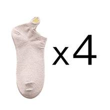 Load image into Gallery viewer, Fashion Socks Woman 2021 New Spring 4 Pairs Ankle Girls Cotton Color Novelty Women Fashion Cute Heart Casual Funny Sock Autumn