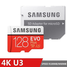 Load image into Gallery viewer, SAMSUNG EVO+ Micro SD 32G SDHC 80mb/s Grade Class10 Memory Card C10 UHS-I TF/SD Cards Trans Flash SDXC 64GB 128GB for shipping