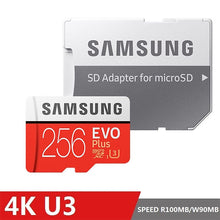 Load image into Gallery viewer, SAMSUNG EVO+ Micro SD 32G SDHC 80mb/s Grade Class10 Memory Card C10 UHS-I TF/SD Cards Trans Flash SDXC 64GB 128GB for shipping