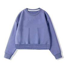 Load image into Gallery viewer, Aachoae Women Couple Hoodies Sweatshirt Fleece 100% Cotton Tracksuit Sports Sweatshirt 2021 Winter Japanese Casual Loose Jumper