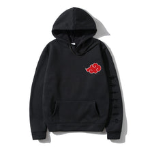 Load image into Gallery viewer, Japan Anime Akatsuki Cloud Symbols Print Men Hoodies Sweatshirt Streetwear Hoodie Men Women Oversized Sweatshirt Pullover Hoody