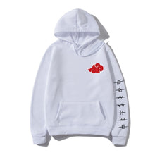 Load image into Gallery viewer, Japan Anime Akatsuki Cloud Symbols Print Men Hoodies Sweatshirt Streetwear Hoodie Men Women Oversized Sweatshirt Pullover Hoody