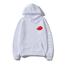 Load image into Gallery viewer, Japan Anime Akatsuki Cloud Symbols Print Men Hoodies Sweatshirt Streetwear Hoodie Men Women Oversized Sweatshirt Pullover Hoody