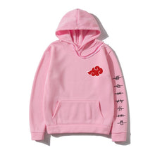 Load image into Gallery viewer, Japan Anime Akatsuki Cloud Symbols Print Men Hoodies Sweatshirt Streetwear Hoodie Men Women Oversized Sweatshirt Pullover Hoody
