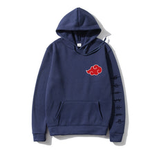 Load image into Gallery viewer, Japan Anime Akatsuki Cloud Symbols Print Men Hoodies Sweatshirt Streetwear Hoodie Men Women Oversized Sweatshirt Pullover Hoody