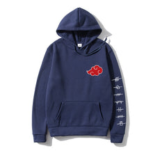 Load image into Gallery viewer, Japan Anime Akatsuki Cloud Symbols Print Men Hoodies Sweatshirt Streetwear Hoodie Men Women Oversized Sweatshirt Pullover Hoody