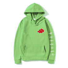 Load image into Gallery viewer, Japan Anime Akatsuki Cloud Symbols Print Men Hoodies Sweatshirt Streetwear Hoodie Men Women Oversized Sweatshirt Pullover Hoody