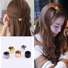 Load image into Gallery viewer, 2021 Mini Ponytail Holder Clamp Clip Solid Color Women Girls Hair Ties Crabs Claws Hair Styling Small Accessories Hairpins