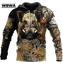 Load image into Gallery viewer, Brand Fashion Autumn lion Hoodies White Tiger Skin 3D All Over Printed Mens Sweatshirt Unisex Zip Pullover Casual Jacket