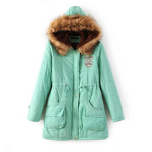 Load image into Gallery viewer, Fitaylor Winter Jacket Women Thick Warm Hooded Parka Mujer Cotton Padded Coat Long Paragraph Plus Size 3xl Slim Jacket Female