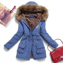 Load image into Gallery viewer, Fitaylor Winter Jacket Women Thick Warm Hooded Parka Mujer Cotton Padded Coat Long Paragraph Plus Size 3xl Slim Jacket Female