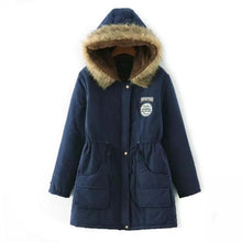 Load image into Gallery viewer, Fitaylor Winter Jacket Women Thick Warm Hooded Parka Mujer Cotton Padded Coat Long Paragraph Plus Size 3xl Slim Jacket Female