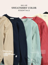 Load image into Gallery viewer, SIMWOOD 2021 Autumn New Hoodies Men Casual Minimalist Sweatshirt O-Neck Embroidery Logo Plus Size Basic Pullover SI980547