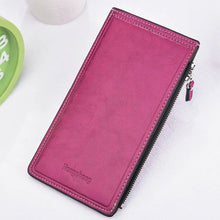 Load image into Gallery viewer, Baellerry Womens Leather Wallet Zipper Ladies Credit Card Holder Purse Female Long Clutch Coin Card Pockets Wallets Cuzdan W109