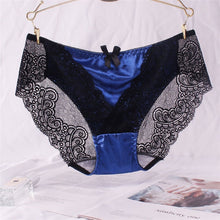 Load image into Gallery viewer, Sexy ladies panties lace transparent cotton breathable quality underwear