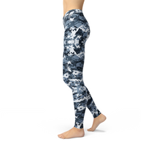 Load image into Gallery viewer, Jean Navy Camo Leggings