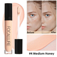 Load image into Gallery viewer, FOCALLURE 7 Colors Face Concealer Waterproof Full Coverage Long-lasting Moisturizing Smooth Liquid Foundation Makeup Cosmetics
