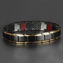 Load image into Gallery viewer, Men's Health Energy Trinity Bracelet for Arthritis Twisted Bracelet Healthy Magnetic Men's Stainless Steel Energy Therapy Magnet
