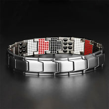 Load image into Gallery viewer, Men's Health Energy Trinity Bracelet for Arthritis Twisted Bracelet Healthy Magnetic Men's Stainless Steel Energy Therapy Magnet
