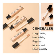 Load image into Gallery viewer, FOCALLURE 7 Colors Face Concealer Waterproof Full Coverage Long-lasting Moisturizing Smooth Liquid Foundation Makeup Cosmetics
