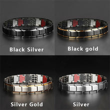 Load image into Gallery viewer, Men's Health Energy Trinity Bracelet for Arthritis Twisted Bracelet Healthy Magnetic Men's Stainless Steel Energy Therapy Magnet
