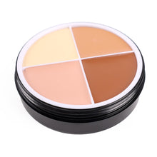 Load image into Gallery viewer, 4 Colors Makeup Concealer Palette Waterproof Moisturizing Face Contour Bronzer Make Up Face Foundation Cream Concealer
