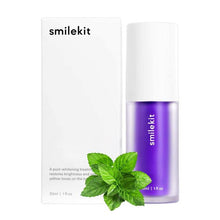 Load image into Gallery viewer, V34 Purple Safe Teeth Whitening Toothpaste Teeth Cleaning Remove Yellow Stains Fresh Breath Toothpaste Dental Care Products
