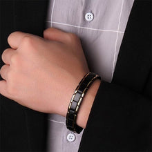 Load image into Gallery viewer, Men's Health Energy Trinity Bracelet for Arthritis Twisted Bracelet Healthy Magnetic Men's Stainless Steel Energy Therapy Magnet
