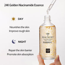 Load image into Gallery viewer, Skin Care Set 24K Gold Nicotinamide Face Essence Collagen Face Cream Moisturizing Face Mask Brighten Eye Cream Crystal Eye Patch
