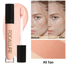 Load image into Gallery viewer, FOCALLURE 7 Colors Face Concealer Waterproof Full Coverage Long-lasting Moisturizing Smooth Liquid Foundation Makeup Cosmetics
