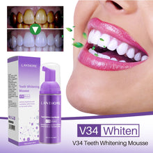 Load image into Gallery viewer, 50ml Toothpaste Mousse V34 Teeth Cleaning Whitening Toothpaste Yellow Teeth Removing Tooth Stains Oral Cleaning Hygiene 2023
