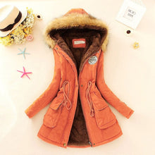 Load image into Gallery viewer, SheBlingBling Autumn Warm Winter Jacket Women Women's Fur Collar Coats Jackets for Lady Long Slim Down Parka Hoodies Parkas

